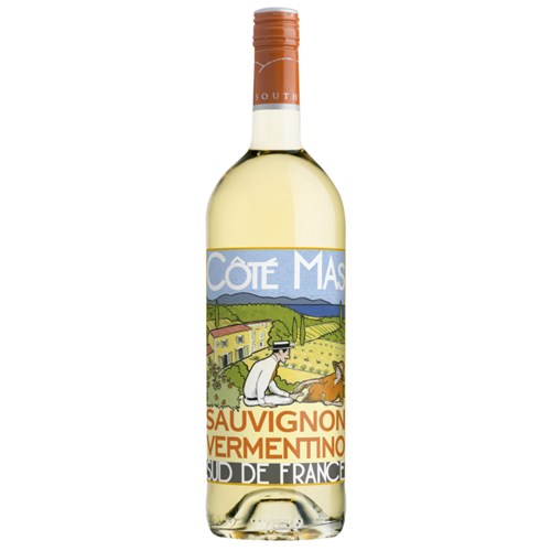 Cote Mas Blanc Sauvignon Vermentino 75cl - French White Wine - Perfect Gift